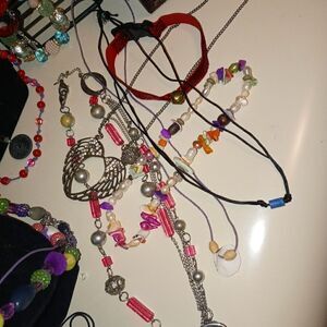 Necklace lot